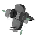 Tech-Protect Universal Mobilholder Til CD-inngang - Max Phone: 55 x 95mm - Svart
