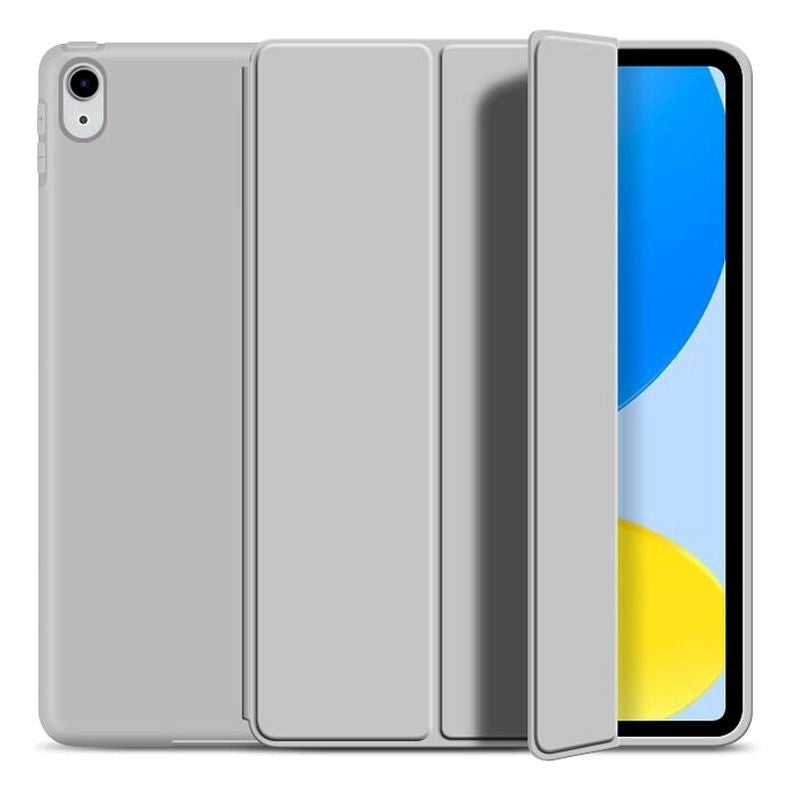 iPad 11" (2025) / iPad 10.9" (2024/2022) Tech-Protect Smartcase Deksel Tri-fold - Grå