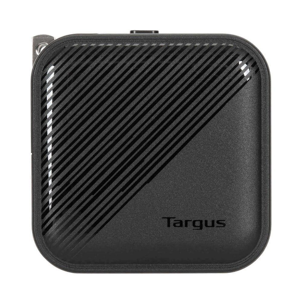 Targus 65W GaN PD Vegglader med USB-C, USB-A og Reiseadaptere - Svart