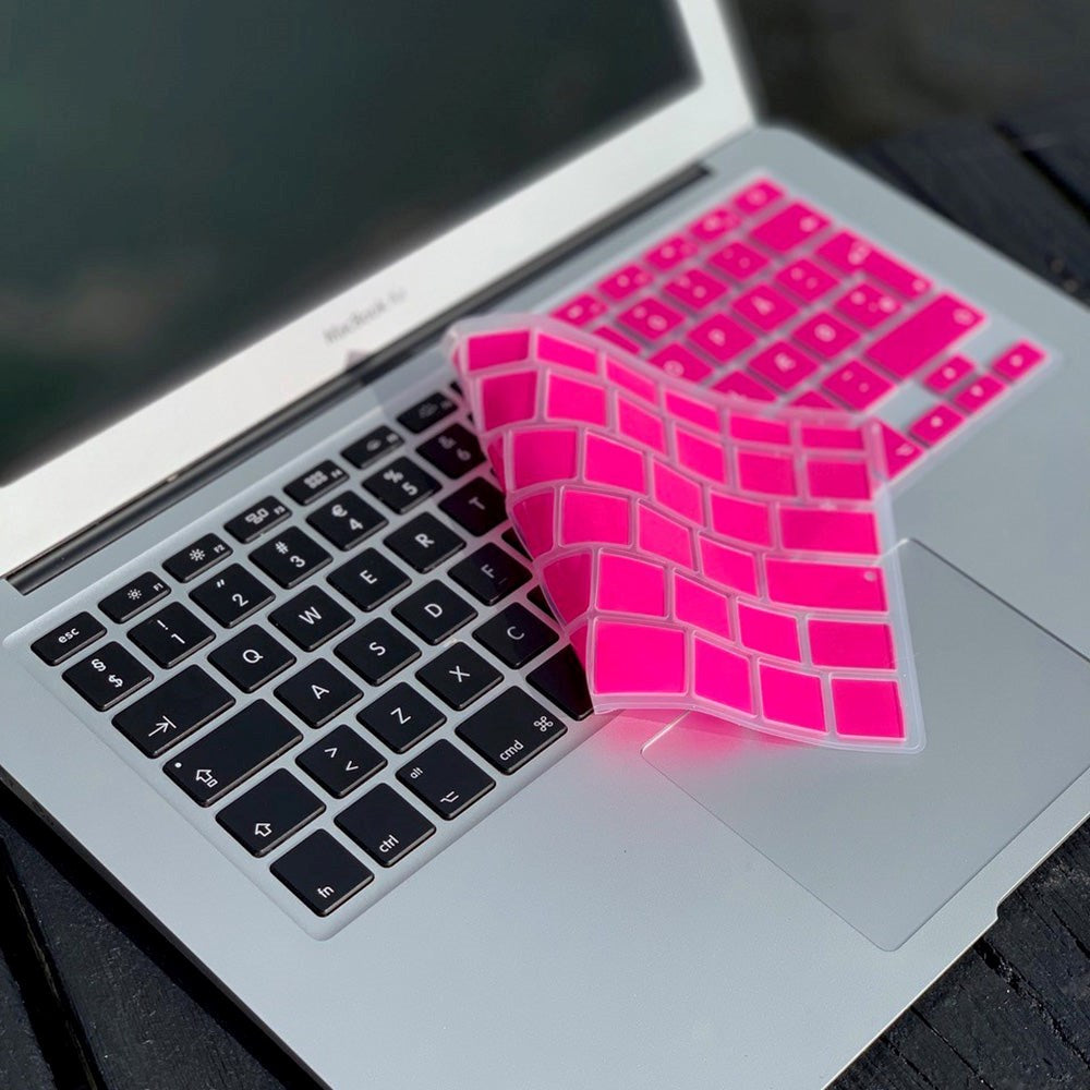 Philbert MacBook Pro 17" / Pro 15" Retina / Pro 15" / Pro 13" Retina / Pro 13" / Air 13" / Air 11" Keyboard Deksel m. Dansk Tastatur - Rosa