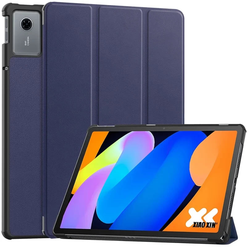 Lenovo Idea Tab 11 EIDERWOOD Kunstskinn Flipp Deksel - Blå