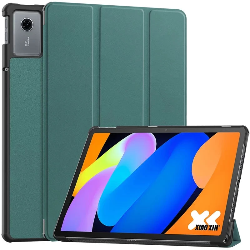 Lenovo Idea Tab 11 EIDERWOOD Kunstskinn Flipp Deksel - Grønn