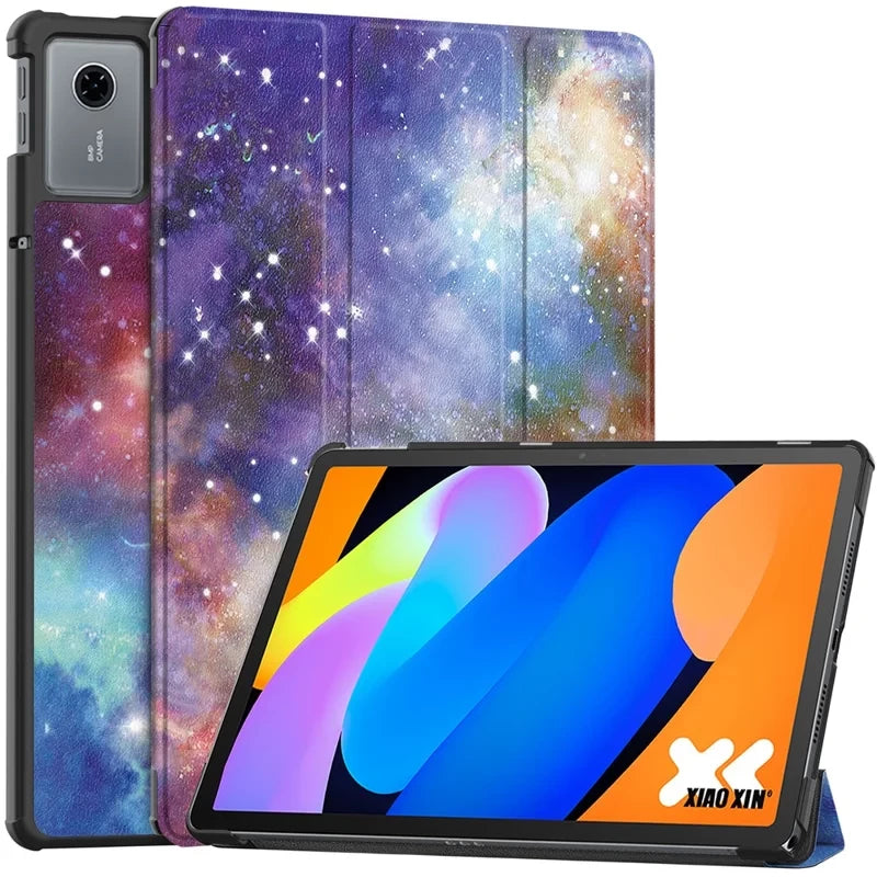 Lenovo Idea Tab 11 EIDERWOOD Kunstskinn Flipp Deksel med Motiv - Galakse