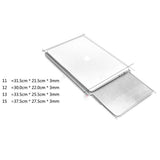 SOYAN MacBook / Laptop 12" (30cm x 22cm x 3mm) Skinn Sleeve m. Musematte - Rosa Gull
