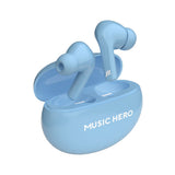 MUSIC HERO X-BEAT True Wireless In-Ear Hodetelefoner - Lyseblå