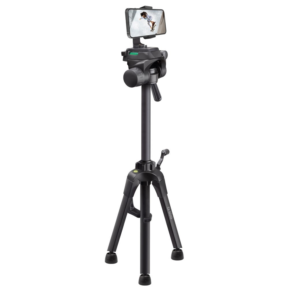 SBS Stativ for Kamera / Smarttelefoner med Justerbare Teleskoparmer - Maks. 137 cm - Svart
