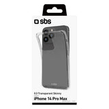 iPhone 14 Pro Max SBS Skinny Bakdeksel - Gjennomsiktig