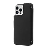 iPhone 14 Pro / 13 Pro Puro Folio Flip Deksel med Lommebok - MagSafe Kompatibel - Svart