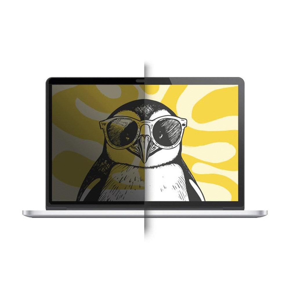 MacBook Air 15" M5/M4/M3/M2 (2026-2023) Doodroo Magnetisk Beskyttelsesfilm - Privacy - Gjennomsiktig