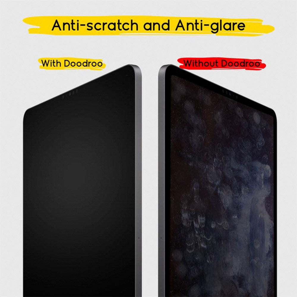 doodroo iPad Air 13" (2026 / 2025 / 2024) / Pro 13" (2025 / 2024) Paper Feel Beskyttelsesfilm - 2 stk. - Gjennomsiktig