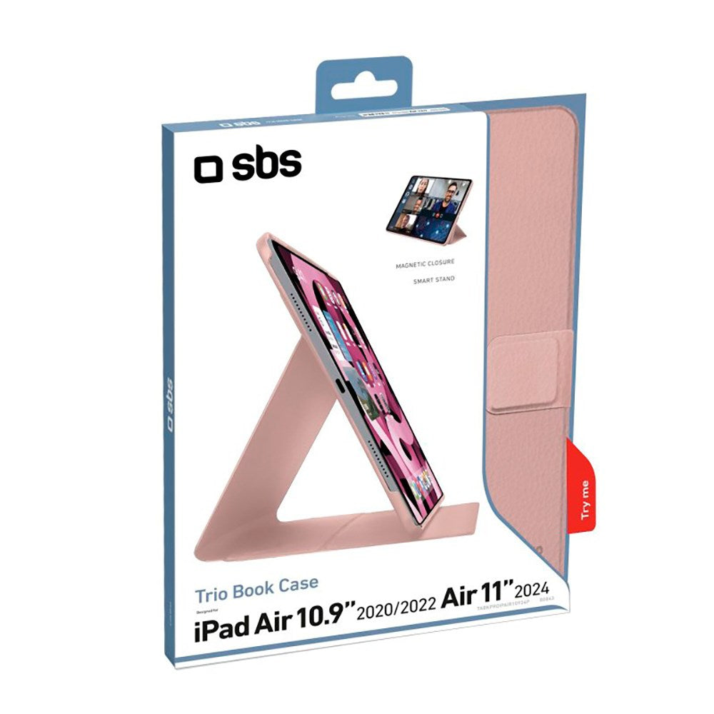 SBS iPad Air 11-10.9" (2026-2020) Book Pro Case - Rosa
