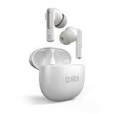 SBS - True Wireless Hodetelefoner m. AI - Hvit