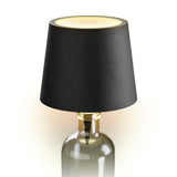SBS Oppladbar LED Bordlampe - Lampeskjerm - Svart