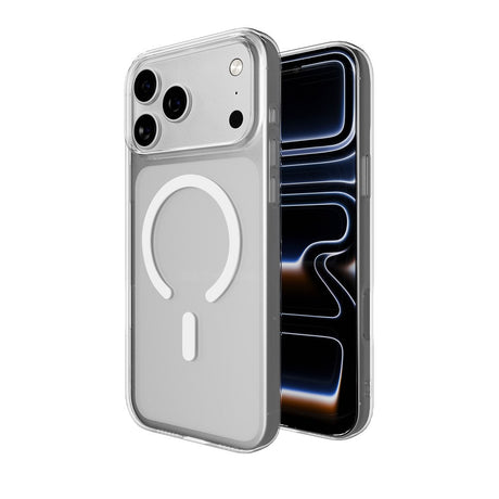 iPhone 17 Pro PURO LITE MAG Hybrid Deksel - MagSafe Kompatibel - Gjennomsiktig / Hvit