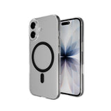 iPhone 17 PURO LITE MAG Hybrid Deksel - MagSafe Kompatibel - Gjennomsiktig / Svart