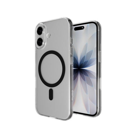 iPhone 17 PURO LITE MAG Hybrid Deksel - MagSafe Kompatibel - Gjennomsiktig / Svart