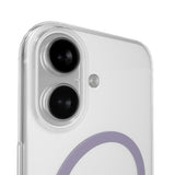 iPhone 17 PURO LITE MAG Hybrid Deksel - MagSafe Kompatibel - Gjennomsiktig / Lilla