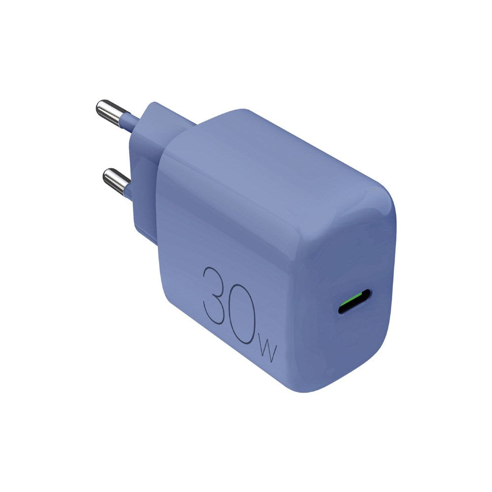 Puro Pro Lite Vegglader 30W med 1 x USB-C & Power Delivery - Blå