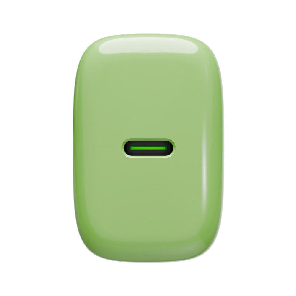 Puro Pro Lite Vegglader 30W med 1 x USB-C & Power Delivery - Grønn