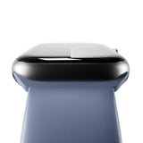 Apple Watch (38/40/SE/41/42mm) Puro ICON Silikon Klokkerem - Ice Blue