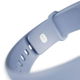 Apple Watch (42/44/SE/45/46/49mm) Puro ICON Silikon Klokkerem - Ice Blue