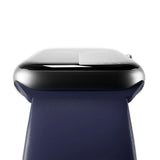 Apple Watch (42/44/SE/45/46/49mm) Puro ICON Silikon Klokkerem - Crown Blue