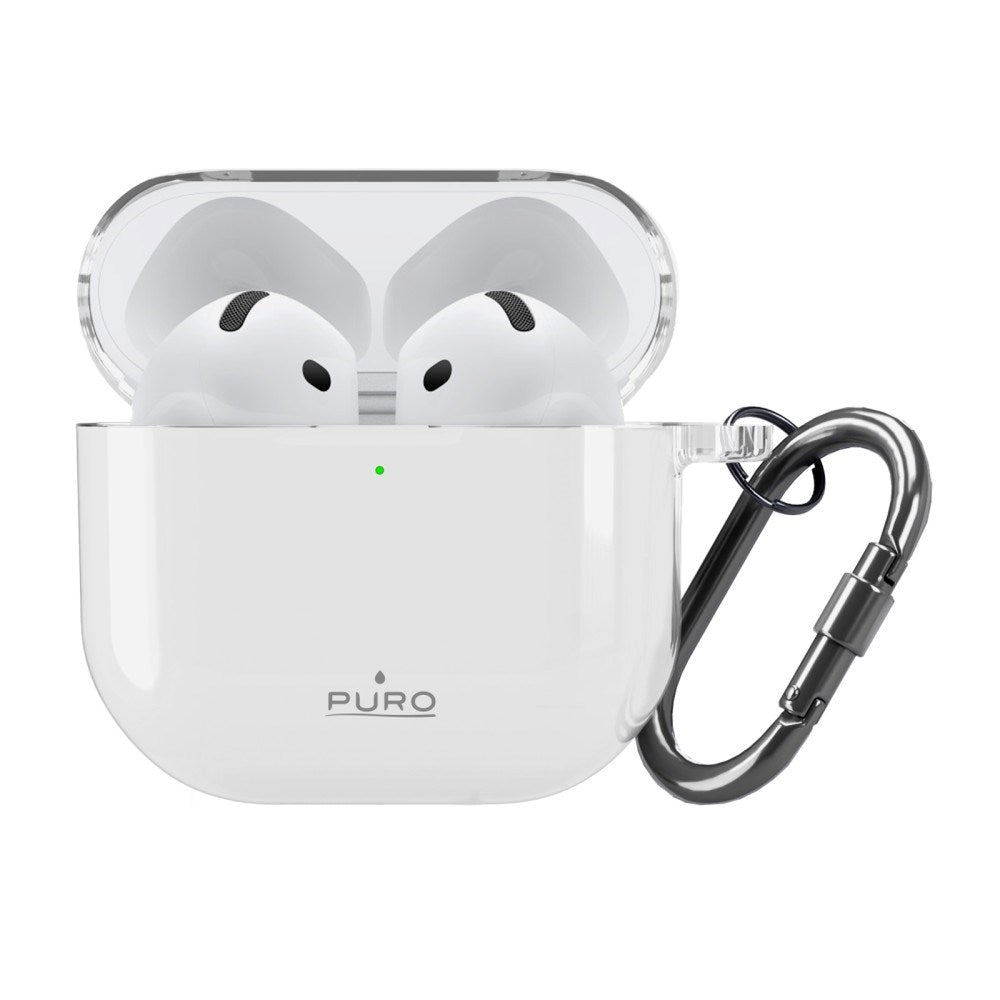 Apple AirPods (4. Gen.) PURO NUDE Ultra Slim Deksel 0.3mm - Gjennomsiktig