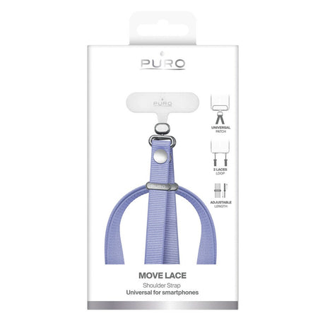 Puro Move Lace Mobile-Stropp med Innsatsplate – Lilla