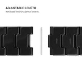 Fixed Universal Quick Release Harpiks Smartklokkerem (18mm) - Svart