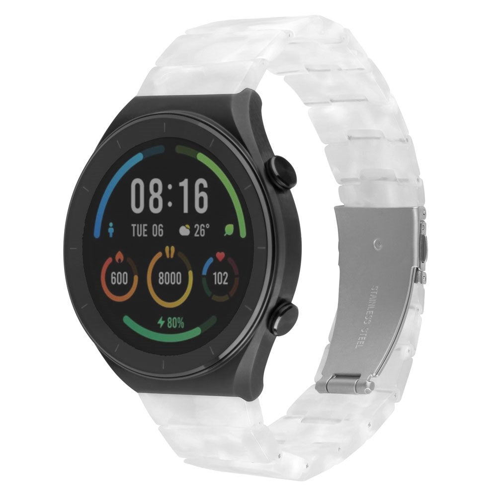 Fixed Universal Quick Release Harpiks Smartklokkerem (18mm) - Hvit