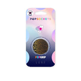 POPSOCKETS PopGrip Original Embossed Metal Leopard Avtagbart Grep med Stativfunksjon