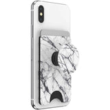 POPSOCKETS PopWallet Dove White Marble MagSafe Kortholder - Stativ & Grep
