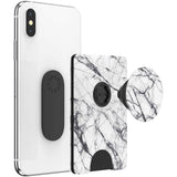 POPSOCKETS PopWallet Dove White Marble MagSafe Kortholder - Stativ & Grep