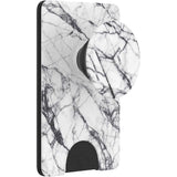 POPSOCKETS PopWallet Dove White Marble MagSafe Kortholder - Stativ & Grep