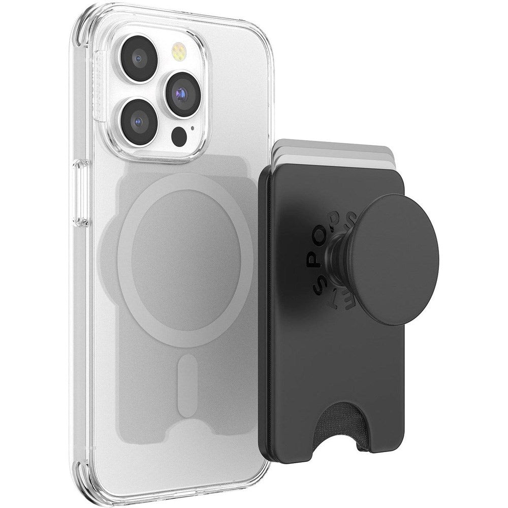 POPSOCKETS MagSafe Grep med Kortholder – Svart