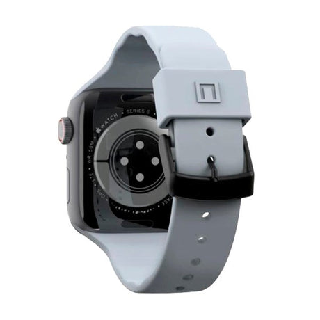 Apple Watch (42/44/SE/45/46/49mm) UAG [U] Aurora Silikon Rem - Soft Blue