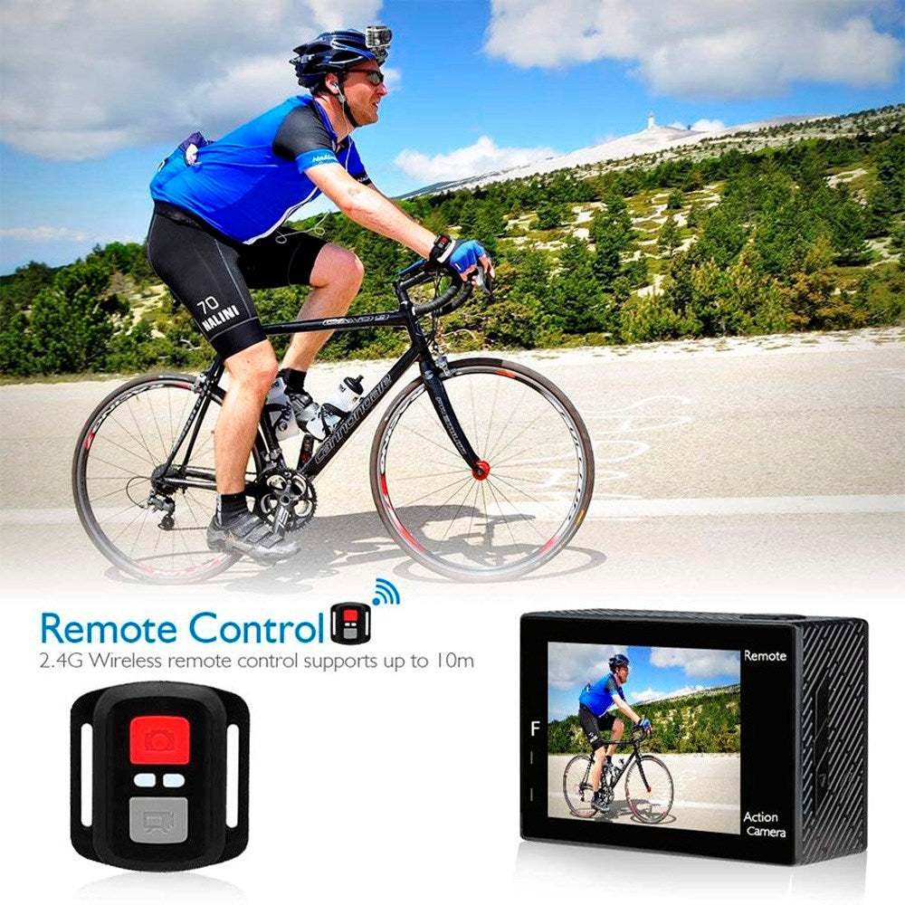 AKASO Brave 4 Action Kamera - Ultra HD 4K - Svart