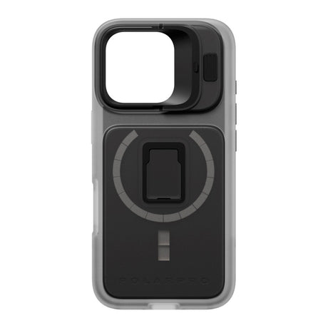 iPhone 16 Pro PolarPro LiteChaser 16 Pro Deksel - MagSafe Kompatibel - Gjennomsiktig / Svart