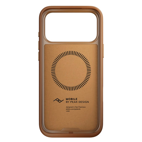 iPhone 17 Pro Max Peak Design Everyday Fabric Deksel - MagSafe Kompatibel - Tan