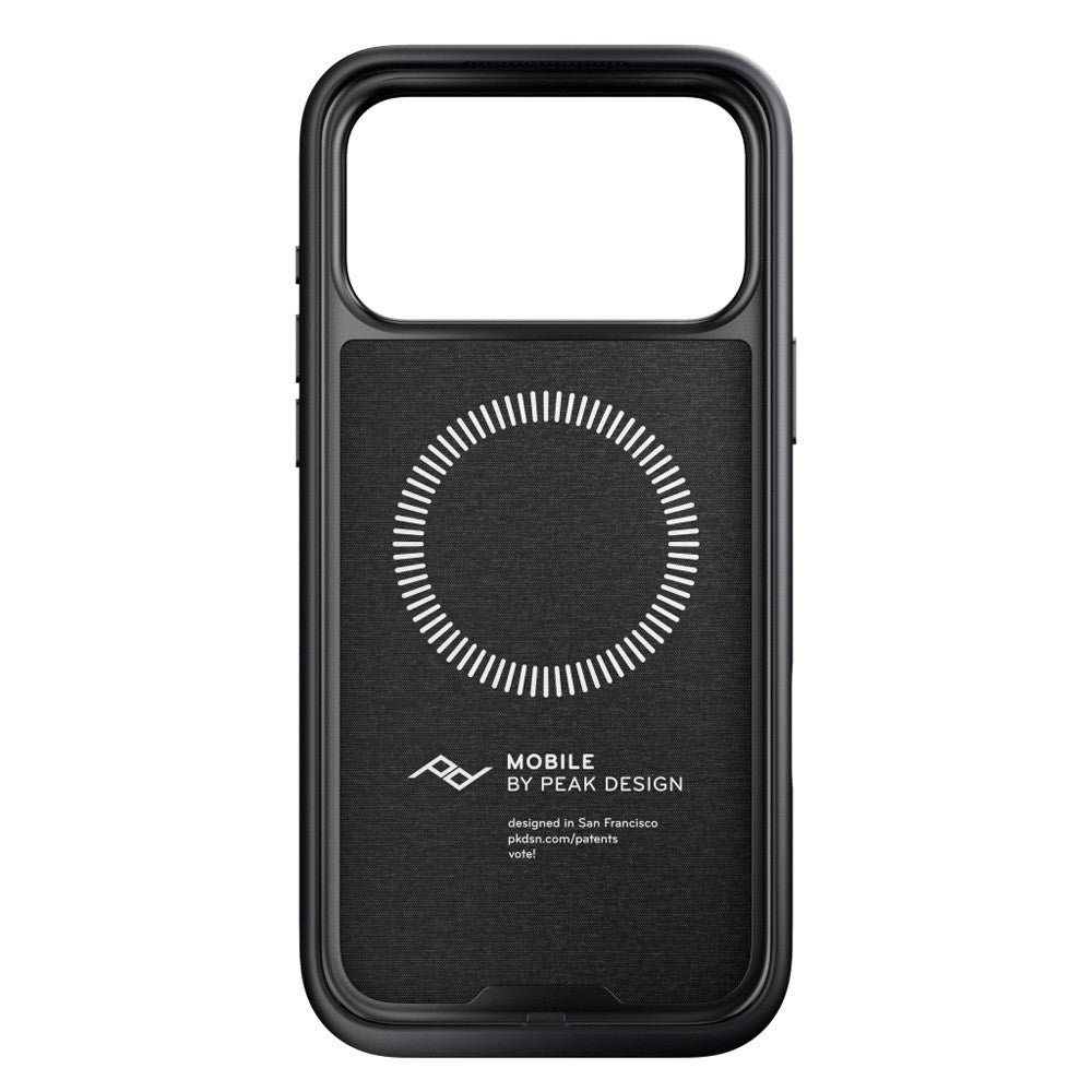 iPhone 17 Pro Max Peak Design Everyday Fabric Deksel - MagSafe Kompatibel - Charcoal
