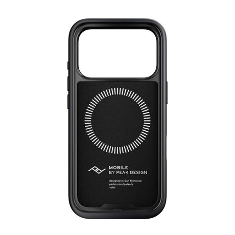 iPhone 17 Pro Peak Design Everyday Fabric Deksel - MagSafe Kompatibel - Black