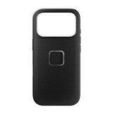 iPhone 17 Pro Peak Design Everyday Fabric Deksel - MagSafe Kompatibel - Charcoal