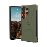 UAG Samsung Galaxy S25 Ultra Civilian Pro Cover - Orange/Grønn