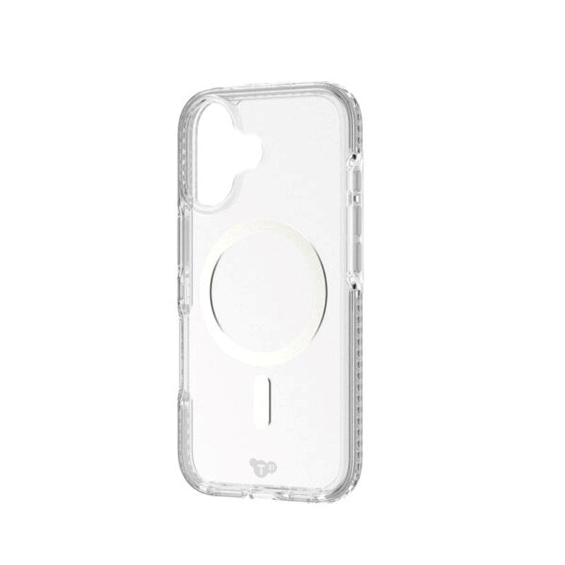 iPhone 17 Tech21 EVO Crystal Deksel - MagSafe Kompatibel - Gjennomsiktig / Sølv