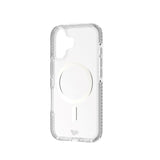 iPhone 17 Tech21 EVO Crystal Deksel - MagSafe Kompatibel - Gjennomsiktig / Sølv