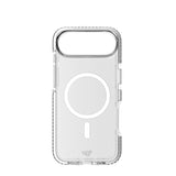 iPhone Air Tech21 EVO Crystal Deksel - MagSafe Kompatibel - Gjennomsiktig / Sølv