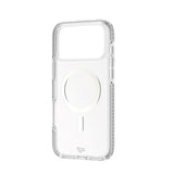 iPhone 17 Pro Max Tech21 EVO Crystal Deksel - MagSafe Kompatibel - Gjennomsiktig / Sølv