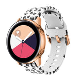 EIDERWOOD Universal (20mm) Smartklokke Silikonrem - Poteavtrykk
