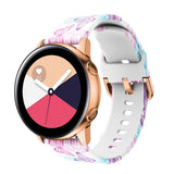 EIDERWOOD Universal (20mm) Smartklokke Silikonrem - Sommerfugler