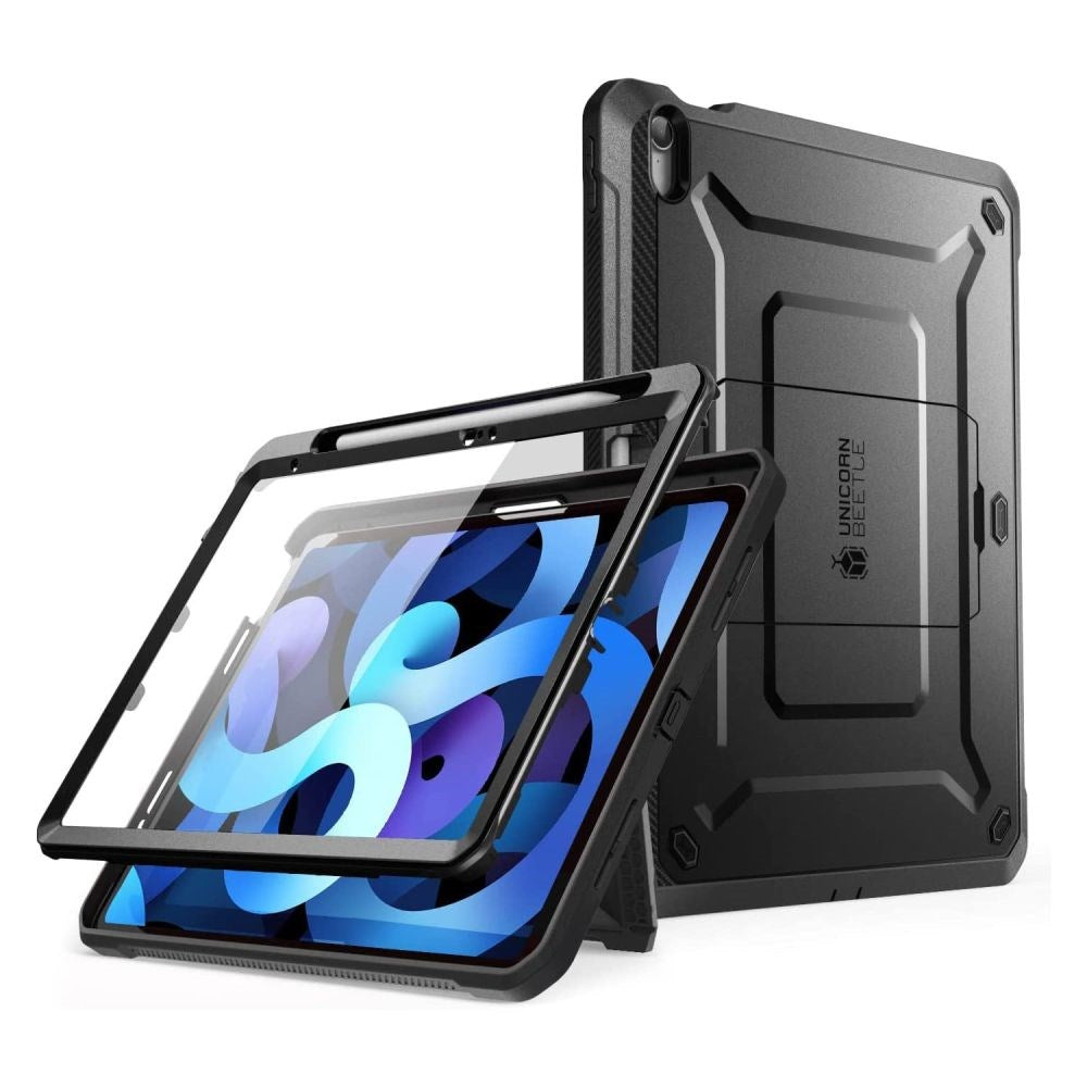 iPad 11" (2025) / iPad 10.9" (2024/2022) Håndverker Deksel - Supcase Unicorn Beetle Pro Deksel med Skjermfilm - Svart